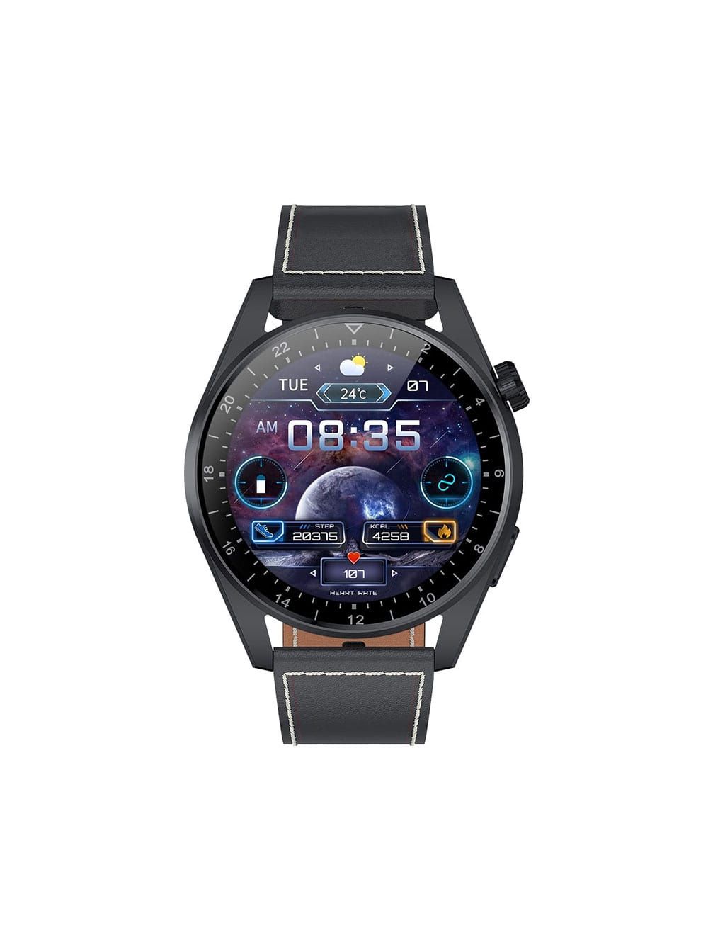 اشتر الآن ديفيا برو 5 - أسود-ساعة ذكية مع سوارين من Cairo Drop مع توصيل سريع وضمان سنة | Buy Devia Pro 5 Black Smartwatch with fast delivery & 1-year warranty