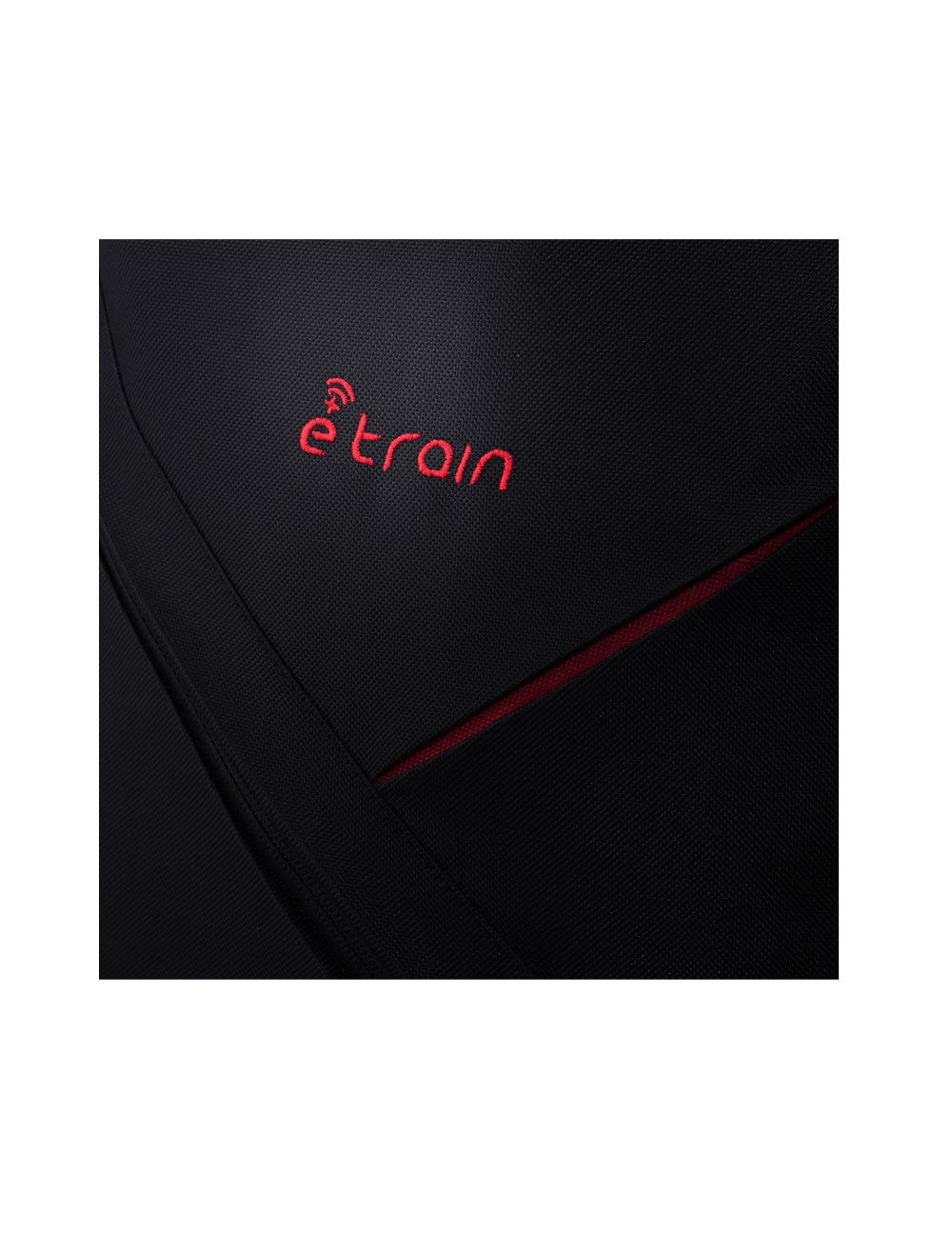 شنطة ظهر أي ترين BG810 لاب توب 15.6 بوصة، أسودأحمر، مقاومة للماء ومبطنة للحماية، Etrain BG810 backpack 15.6” blackred with secure padded laptop slot.