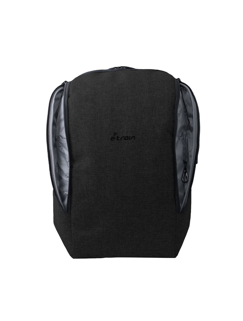 شنطة ظهر اي ترين BG822 بحجم 15.6 بوصة بخامة نايلون متينة وجيوب مبطنة لحماية اللابتوب وتنظيم أغراضك – E-train BG822 Laptop Backpack 15.6” Black.