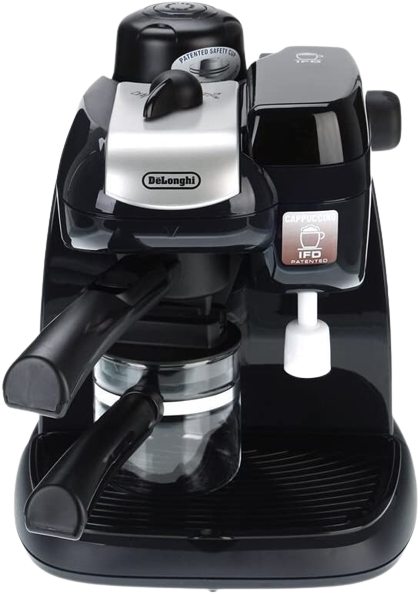 De'Longhi steam coffee maker - black, ec9 (international warranty)