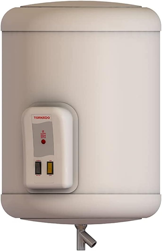 TORNADO Electric Water Heater 55 L LED Lamp Off White EHA-55TSM-F