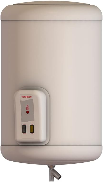 TORNADO Electric Water Heater 65 L LED Lamp Off White EHA-65TSM-F