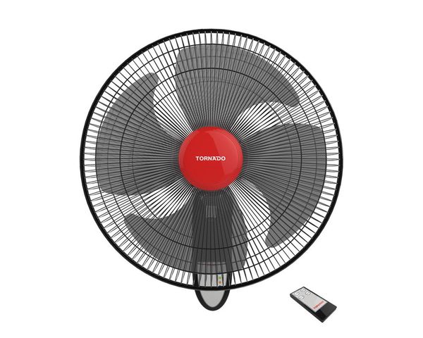 Tornado Wall Fan 16 Inch 4 Blades - Remote - Black - EPS-16R