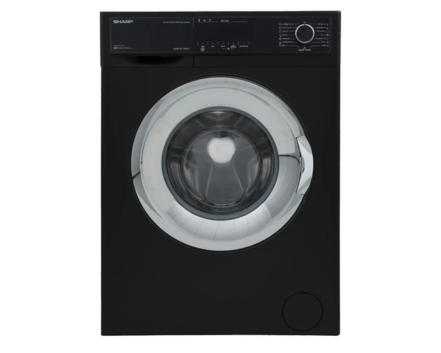 SHARP Washing Machine Fully Automatic 7 Kg, Black ES-FP710CXE-B