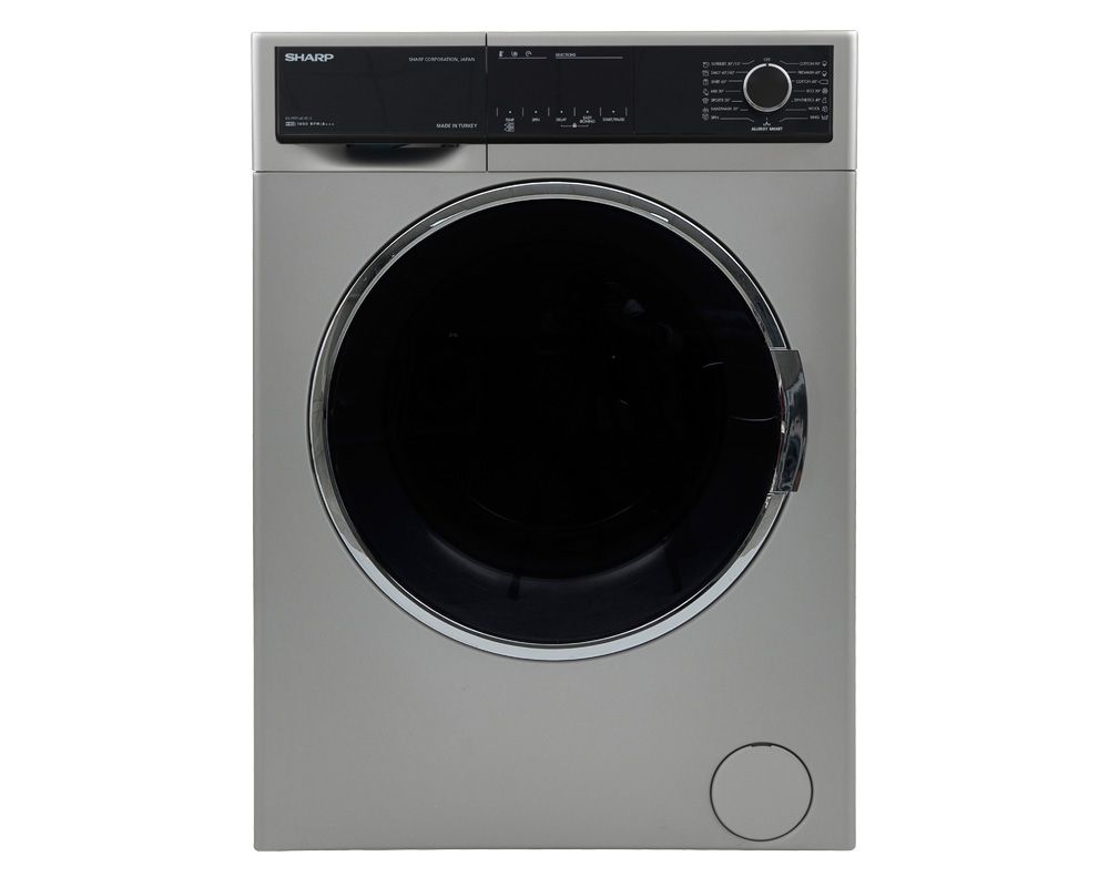 SHARP Washing Machine Fully Automatic 9 Kg, Silver ES-FP914CXE-S