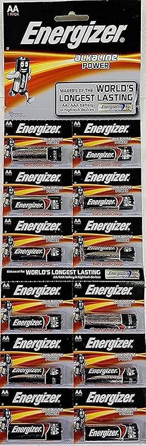 Energizer 12PCS AA Max + Powerseal Batteries 1.5V