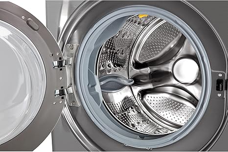 غسالة LG washing machine 20 كجم مع مجفف 11 كجم، موتور انفرتر وبخار TurboWash، أداء قوي وتصميم فضي أنيق يوفر وقت وطاقة.