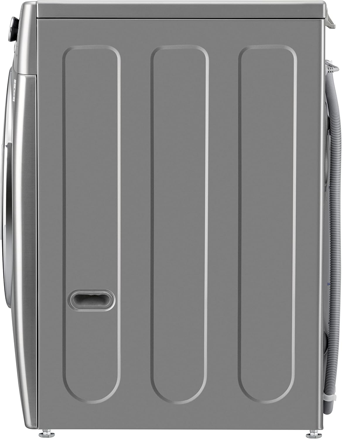 غسالة LG washing machine 20 كجم مع مجفف 11 كجم، موتور انفرتر وبخار TurboWash، أداء قوي وتصميم فضي أنيق يوفر وقت وطاقة.