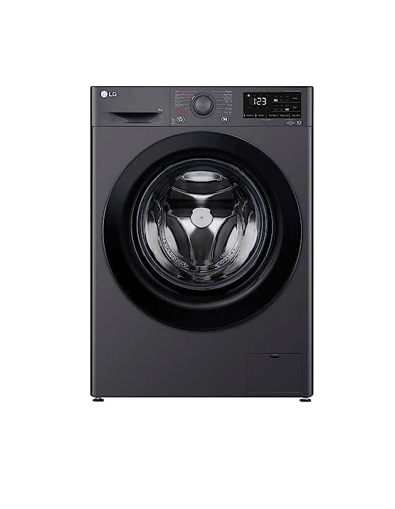 LG Vivace Washing Machine, 8 Kg, Middle Black - F4R3TYG6J.AMBPEEC