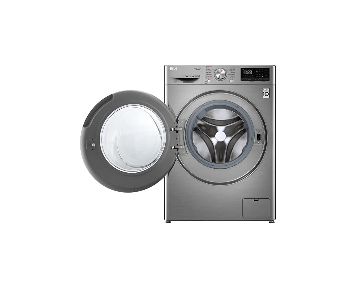 LG Vivace Washing Machine 8/5KG Dryer, with AI DD technology, Silver-LG ThinQ™-F4R5TGG2T