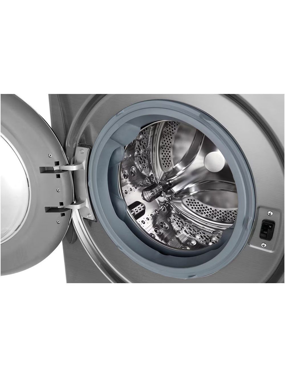 غسالة إل جي Vivace F4R5TGG2T فول أوتوماتيك 8 كجم مع مجفف 5 كجم وتقنية AI DD وبخار لضمان تنظيف فعال وحماية للأقمشة. LG Vivace washer & dryer.