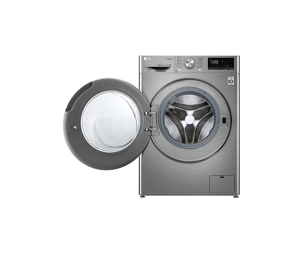 LG Vivace Front Load Automatic Washing Machine, 8 KG, Silver- F4R5TYG2T