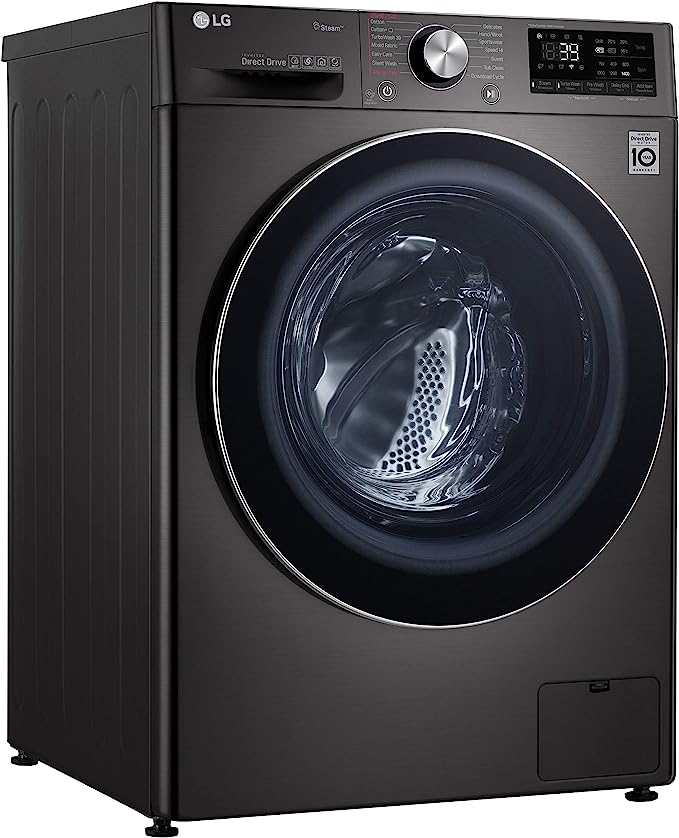 LG Vivace Washing Machine 10.5/7KG dryer, with AI DD technology, Black-LG ThinQ™-F4V9RCP2E