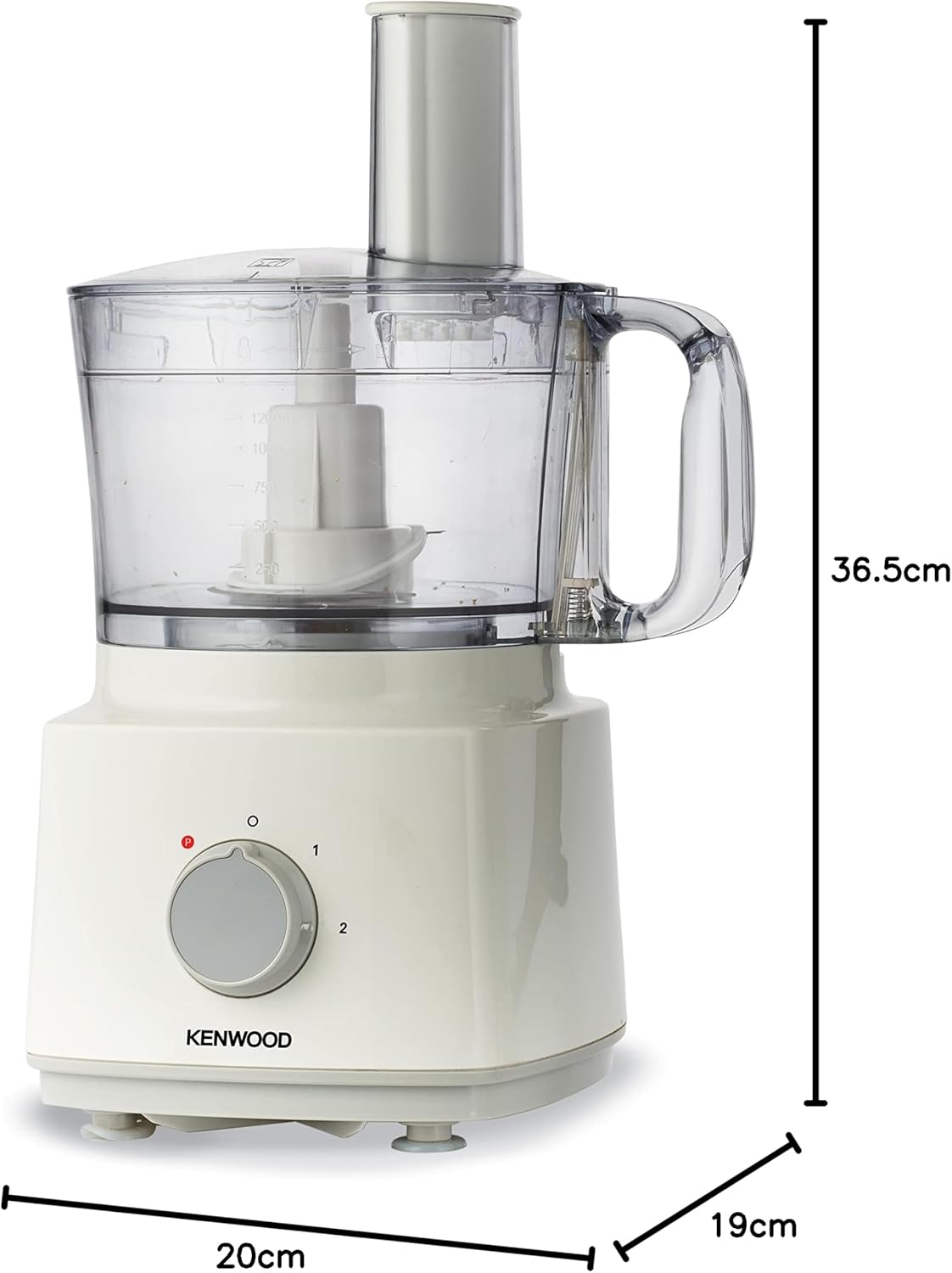 Kenwood FDP303.COWH Food Processo White  محضر الطعام من كينوود أبيض وخلاط وماكينة للعجين، 