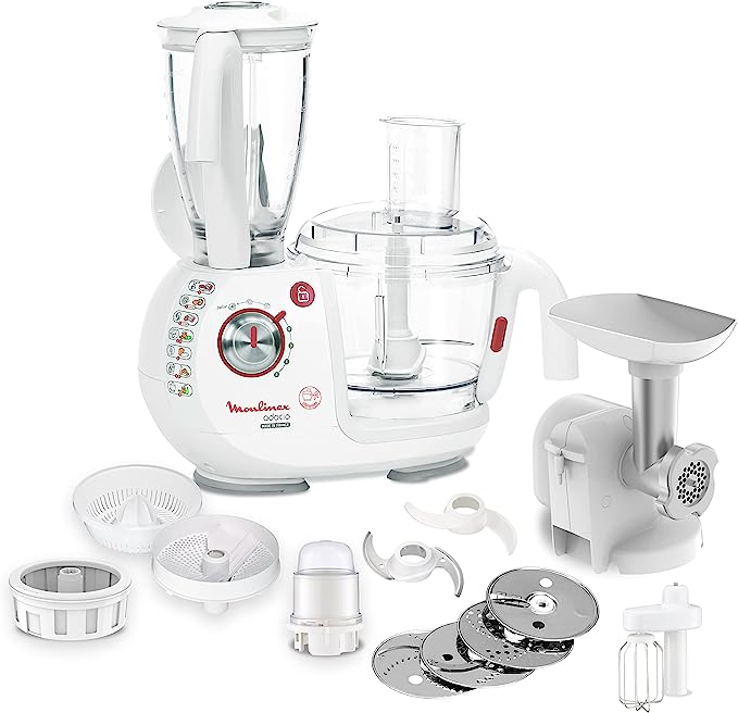 Moulinex Odacio Food Processor - White, FP7371BM