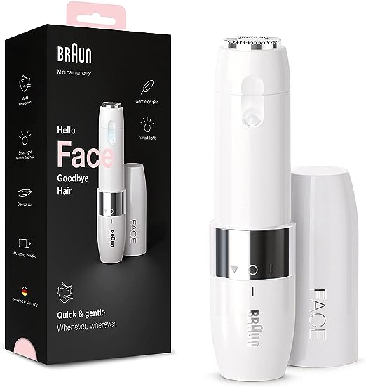 Braun Mini Hair Remover For Face, White - FS1000