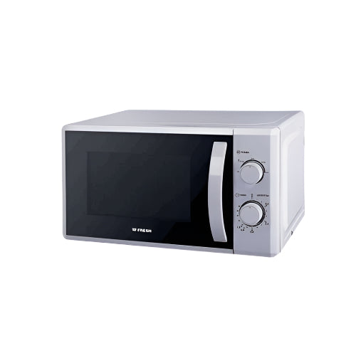 اشترِ ميكروويف فريش 20 لتر أبيض 700 وات مع ضمان وتوصيل، Fresh microwave 20L white 700W with warranty and delivery from Cairo Drop.