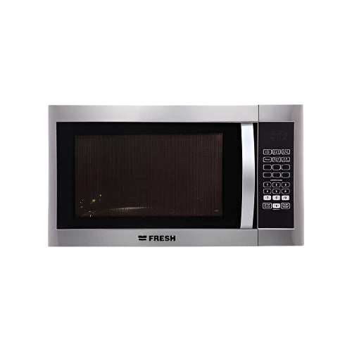 ميكروويف فريش 42 لتر، 1100 واط، فضي. أداء عالي مع تحكم ديجيتال وخصائص متعددة للطهي والتسخين. Fresh microwave 42L for smart cooking.