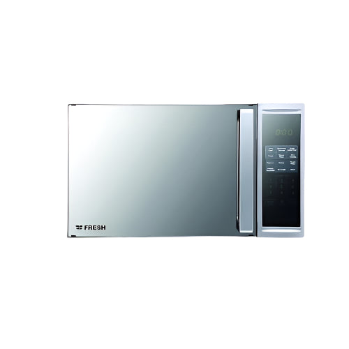 اكتشف ميكروويف فريش 36 لتر ديجيتال مع شواية 1000 وات وتصميم أنيق، powerful Fresh microwave with grill for fast cooking and modern kitchens.
