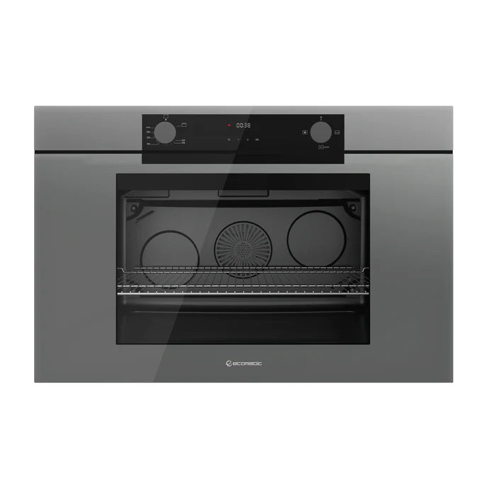 فرن ايكوماتك 90 سم سعة 120 لتر ديجيتال تاتش مع مروحة وشواية لأداء متكامل - Ecomatic 90cm oven 120L with fan grill digital touch high performance