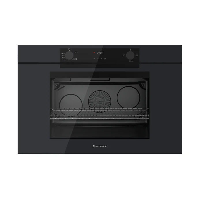 Ecomatic 90 cm Gas Oven with Gas Grill Crystal Digital Touch with Fan 120 Liters XXL