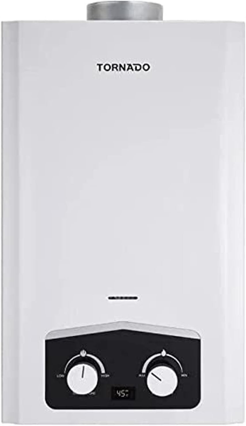 TORNADO Gas Water Heater 10 L Natural Gas White GH-MP10N-A