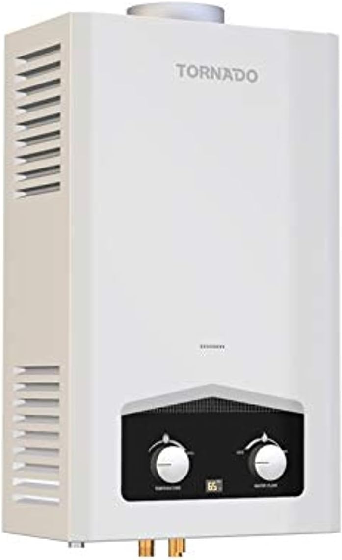 TORNADO Gas Water Heater 10 L Natural Gas White GHM-C10BNE-W