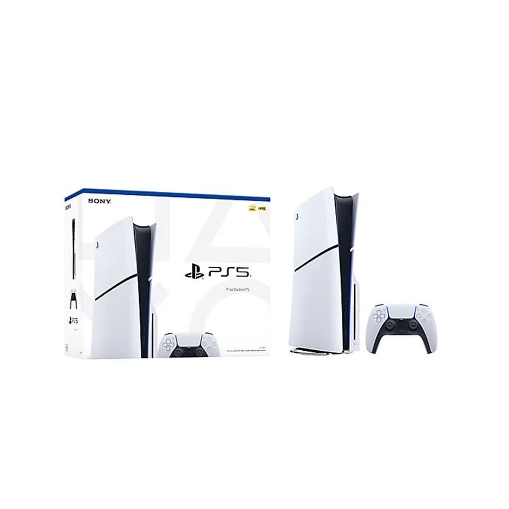 كتشف سوني play station 5 Slim بدقة 4K وسعة 825GB وأداء سريع بضمان سنة.
Get Sony play station 5 Slim 4K with 825GB SSD & 1-year warranty now.