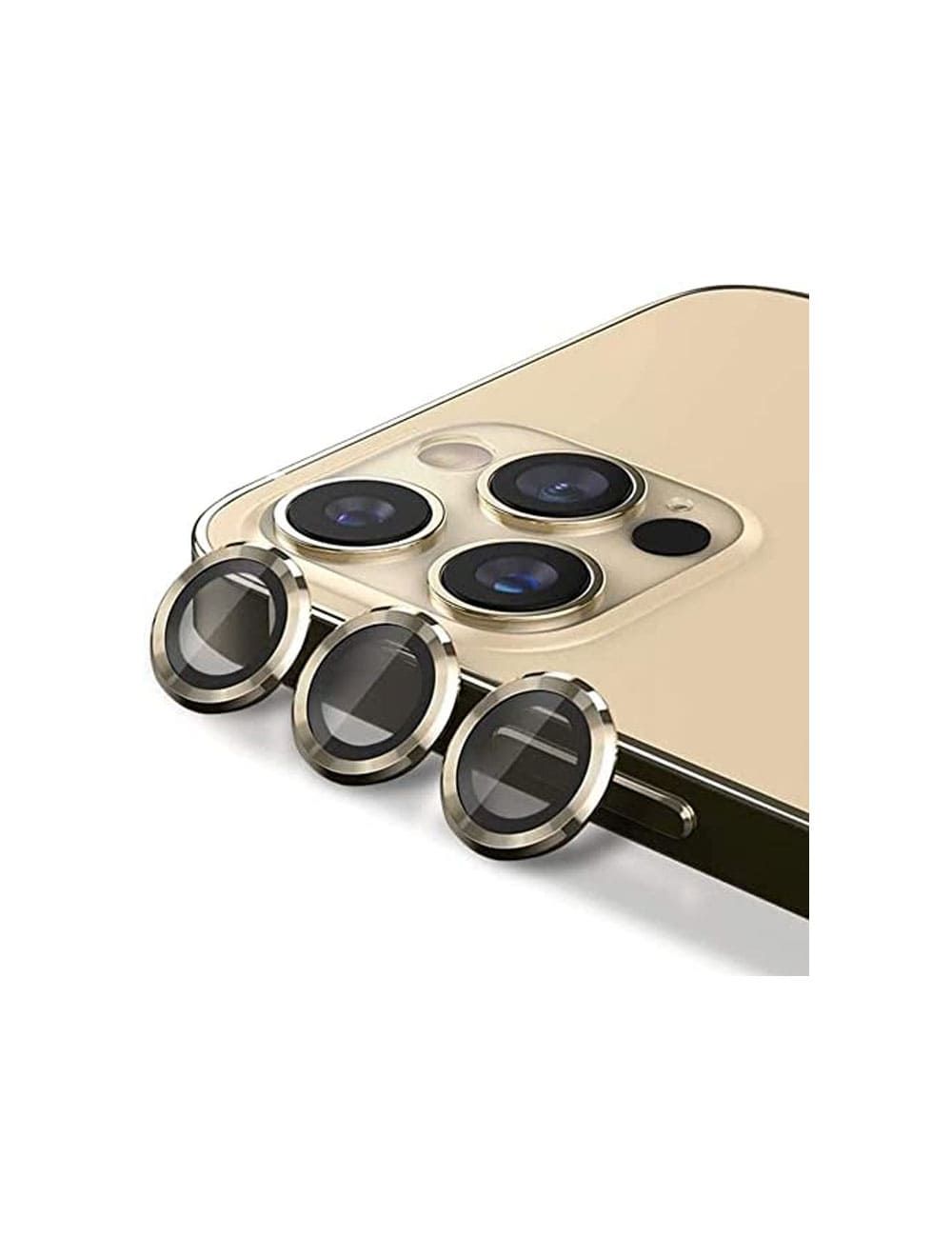 Devia Peak Series Lens Protector 2PCS for iPhone 14 Pro &14 Pro Max - Gold