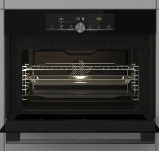 فرن ميكروويف جورينجي مدمج BCM4547A10BG، سعة 50 لتر، تقنيات AirFry وAquaClean، شواية قوية وضمان سنتين – Gorenje Built-in Microwave Oven.