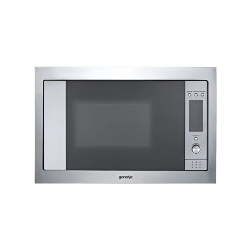ميكروويف بلت ان جورينجي BM5350X بسعة 30 لتر وشواية 1450 وات، تصميم ستانلس ستيل أنيق مع برامج أوتوماتيكية وضمان سنتين – Built-in microwave Gorenje BM5350X.