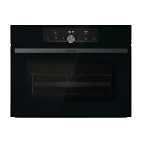 فرن ميكروويف جورينجي مدمج BCM4547A10BG، سعة 50 لتر، تقنيات AirFry وAquaClean، شواية قوية وضمان سنتين – Gorenje Built-in Microwave Oven.