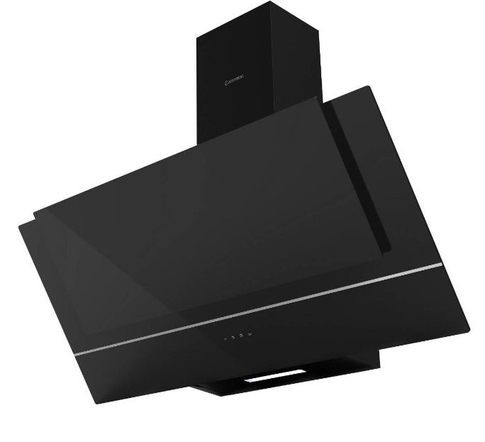Ecomatic H6106ZTS Hood ايكوماتيك شفاط 60 سم مائل - أسود كريستال
