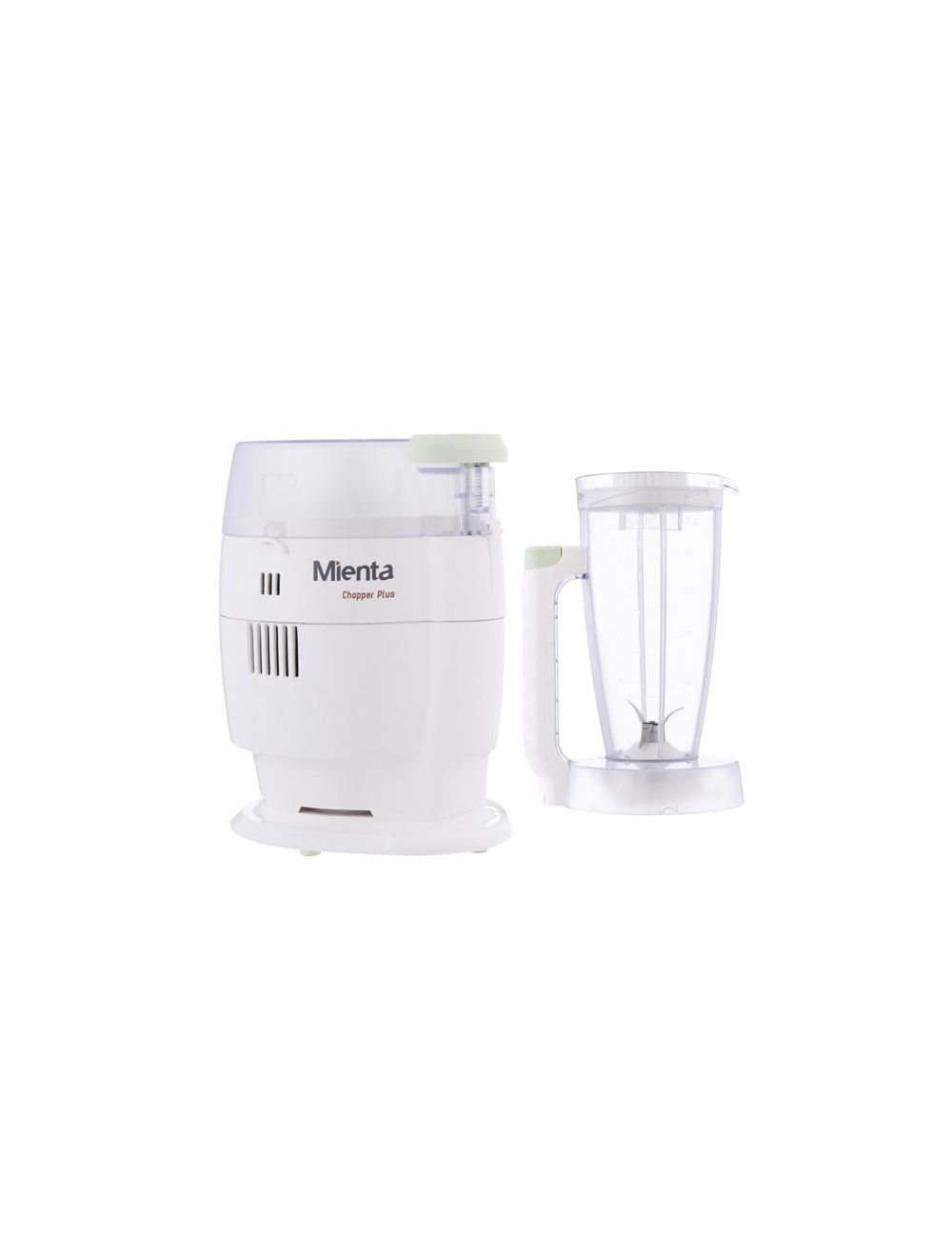 Mienta Chopper With Blender Jar - White - CH-645