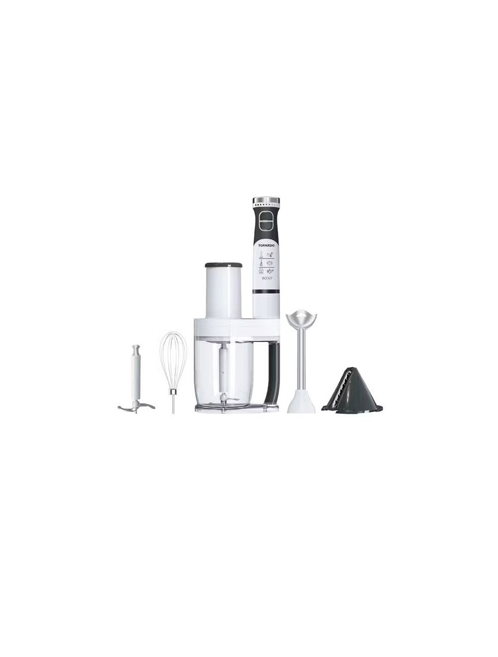 Tornado HB-600WBT Hand Blender White هاند بلندر من تورنيدو ابيض