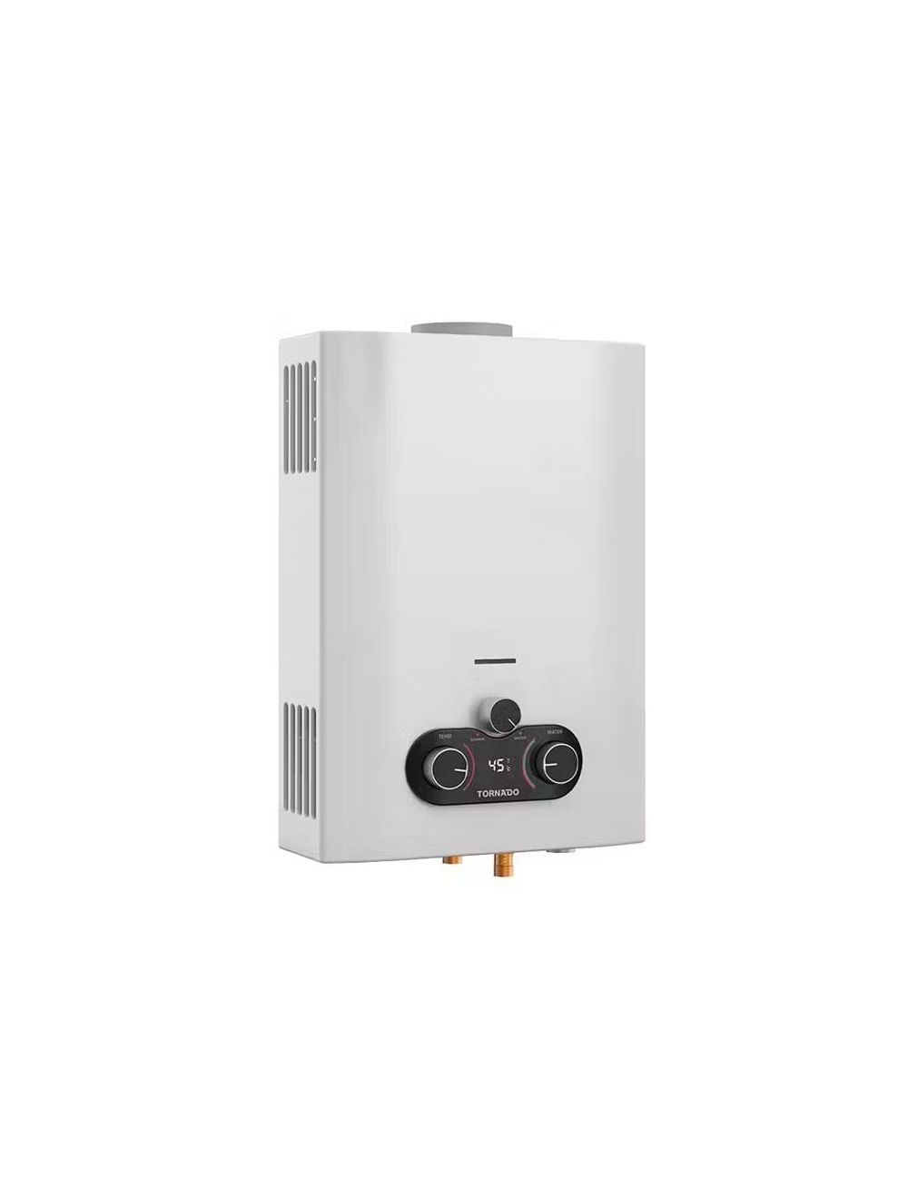 Tornado Gas Water Heater 10 L Petroleum Gas - White - GHE-10CTEMP-W