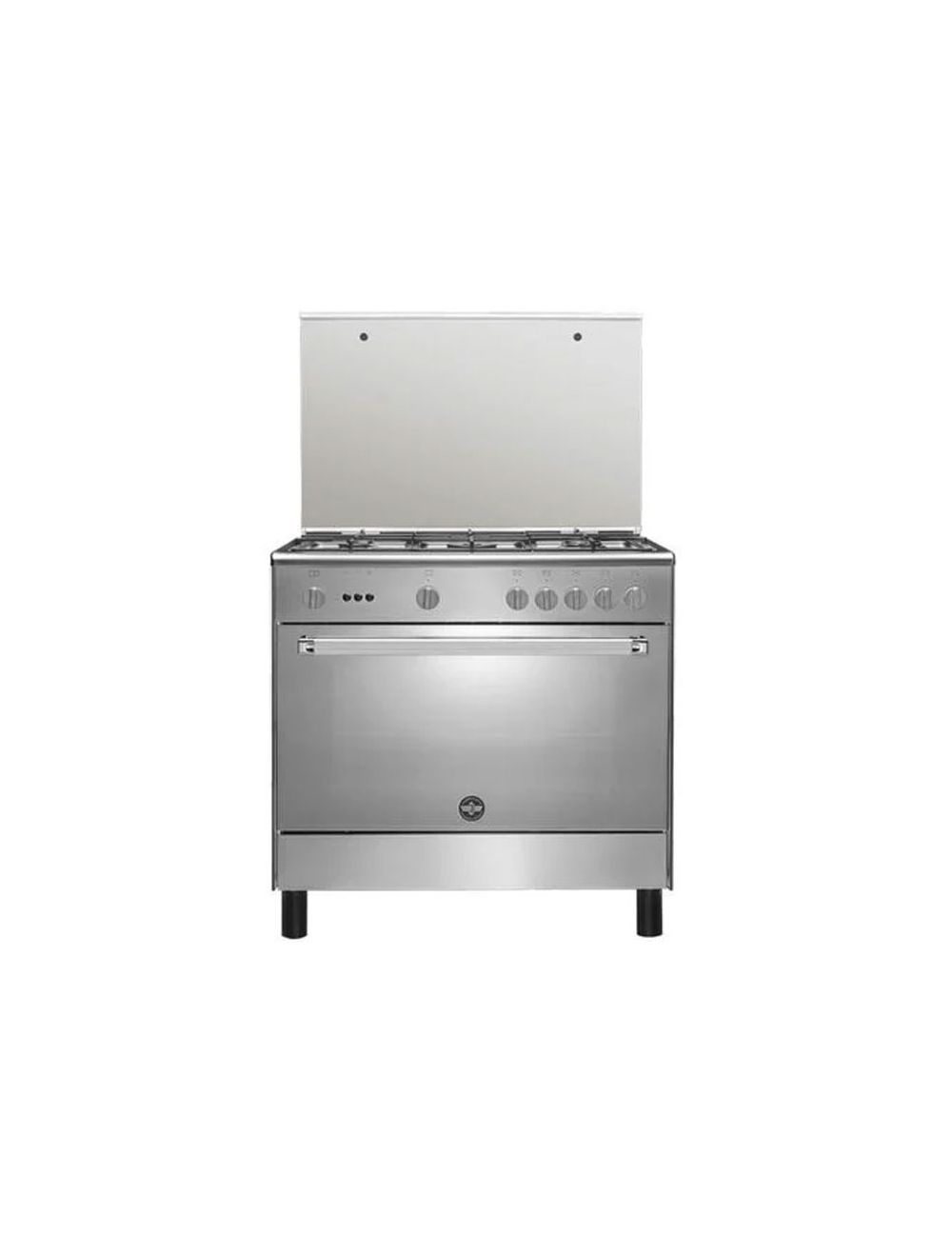 La Germania Freestanding Cooker 5 Gas Burners 90*60 cm - Stainless Steel - 9D10GUB1X4AWW