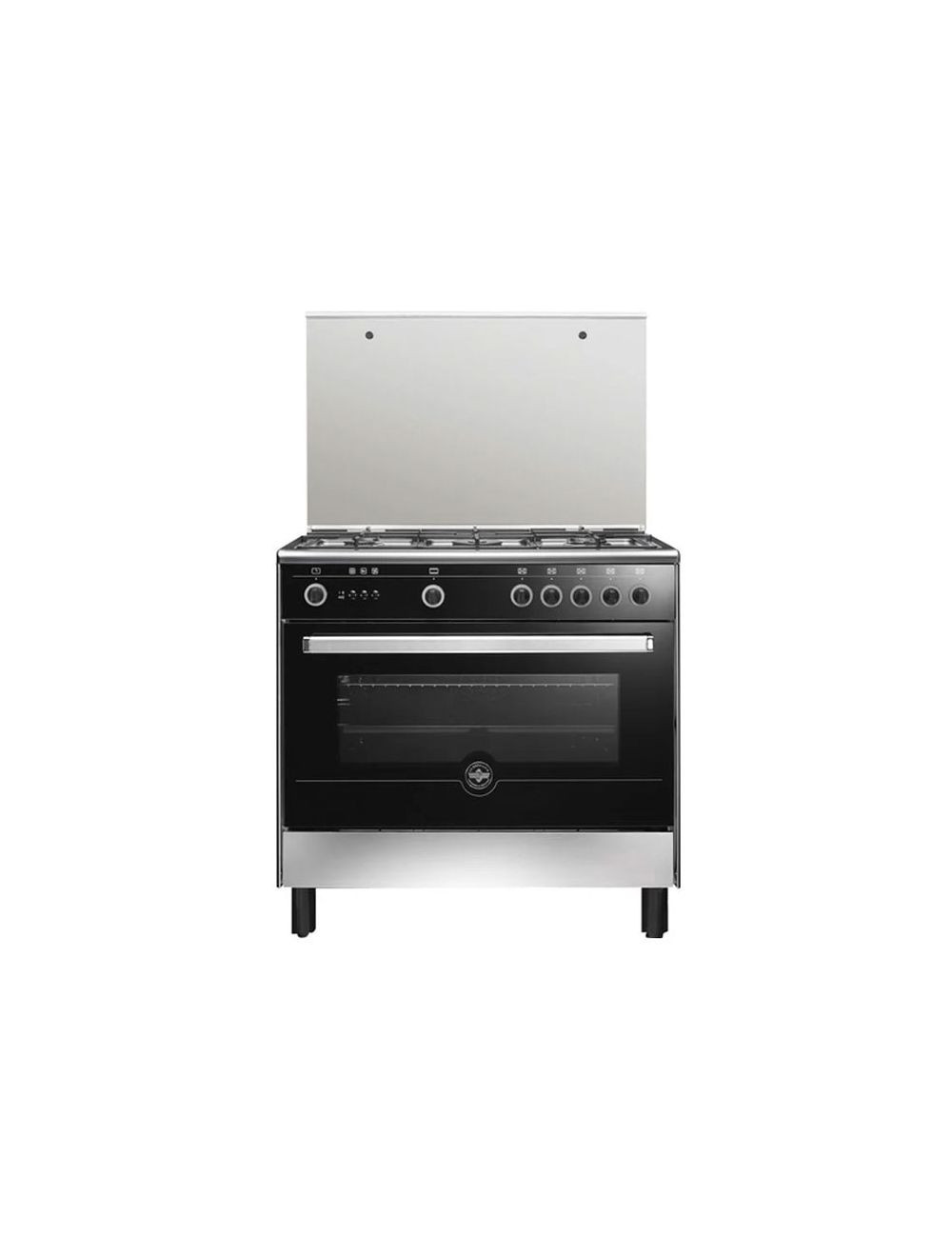 La Germania Freestanding Cooker 90 x 60 - 5 Gas Burners - Stainless x Black - 9N10GUB1X4AWW