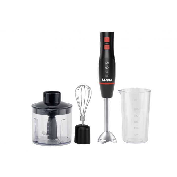 Mienta - hand blender 450w -hb111138b -black