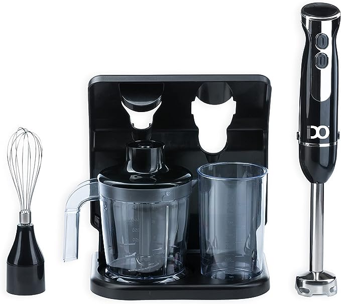 IDO Hand Blender, 800 Watt, Black - HBLG800-BK