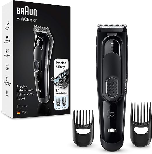 Braun Hair Clipper with 17 Length Settings HC5050