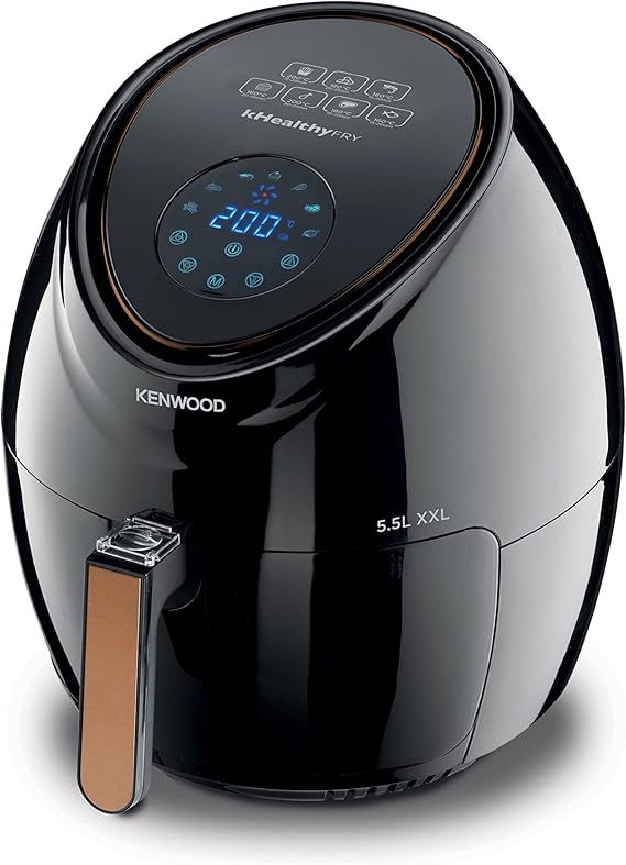 Kenwood Airfryer Large 5.5Litre/2.4Kg Capacity, - HFP50.000 - Black  (Local Warranty)