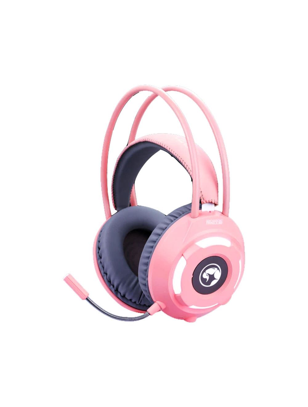 Marvo Gaming Headset with White Light - Pink  HP616