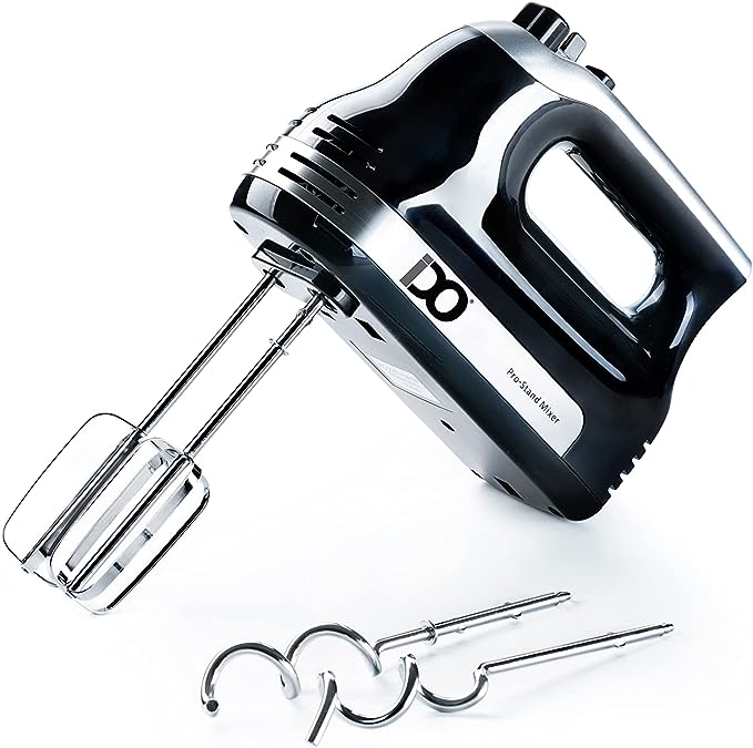 IDO Hand Mixer, 500 Watt, Black - HM500-BK