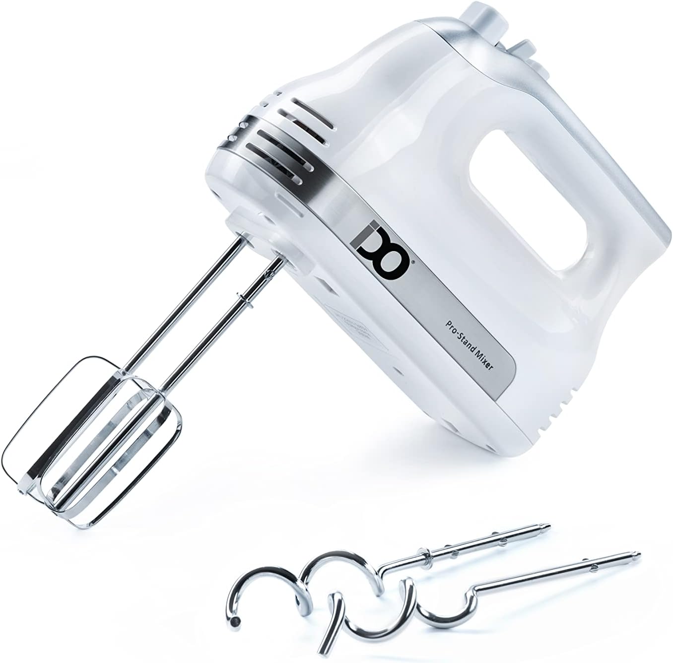 IDO Hand Mixer, 500 Watt, White - HM500-WH