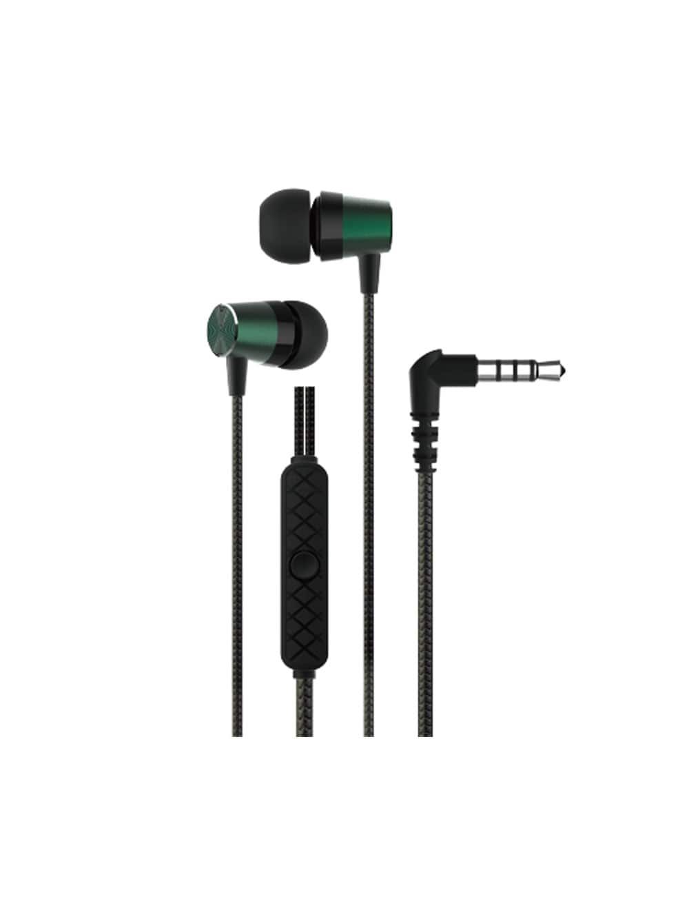 Devia EM103 Kintone Series Metal Earphone 3.5mm - Green (HP50G)