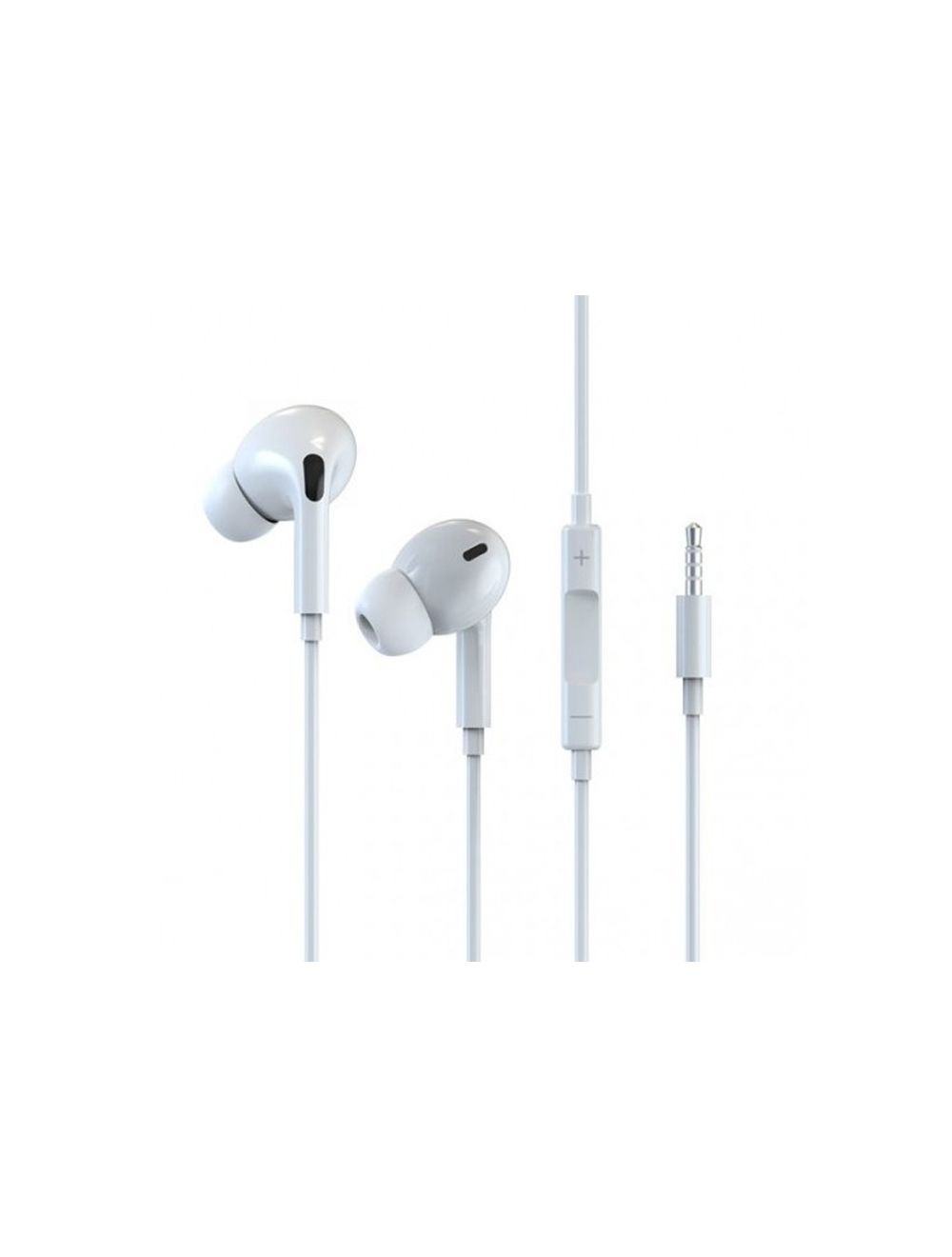 Devia EM022 Smart Series Stereo Wired Earphone 3.5mm - White (HP517)