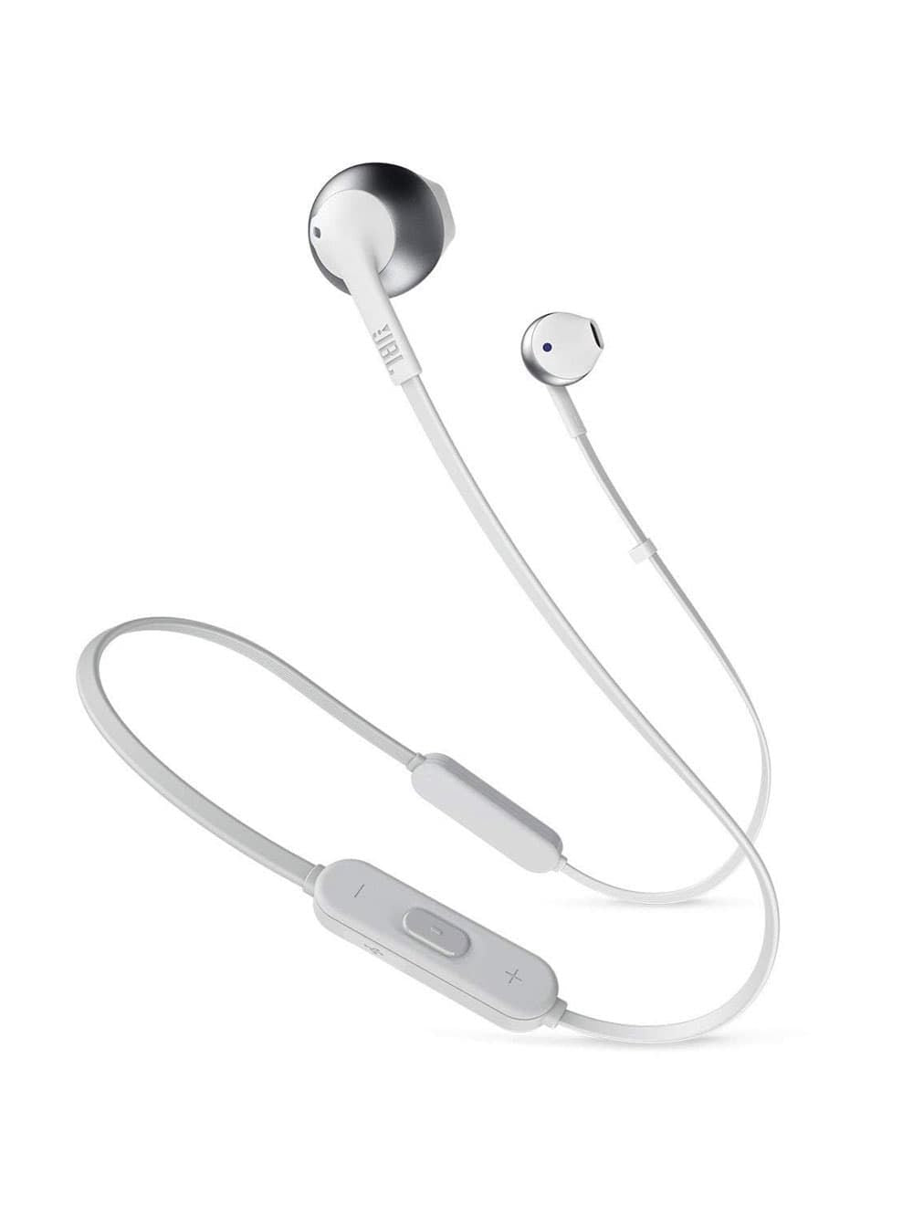 JBL T205BT Wireless In-Ear Headphones - Silver HP04S