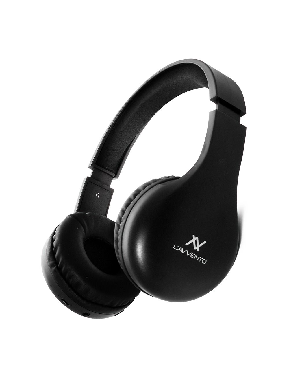 L'avvento Bluetooth Headphone , with Stereo plug , With 40mm Speaker Driver Battery Polymer Li-lon:300mAh  - Black HP11B