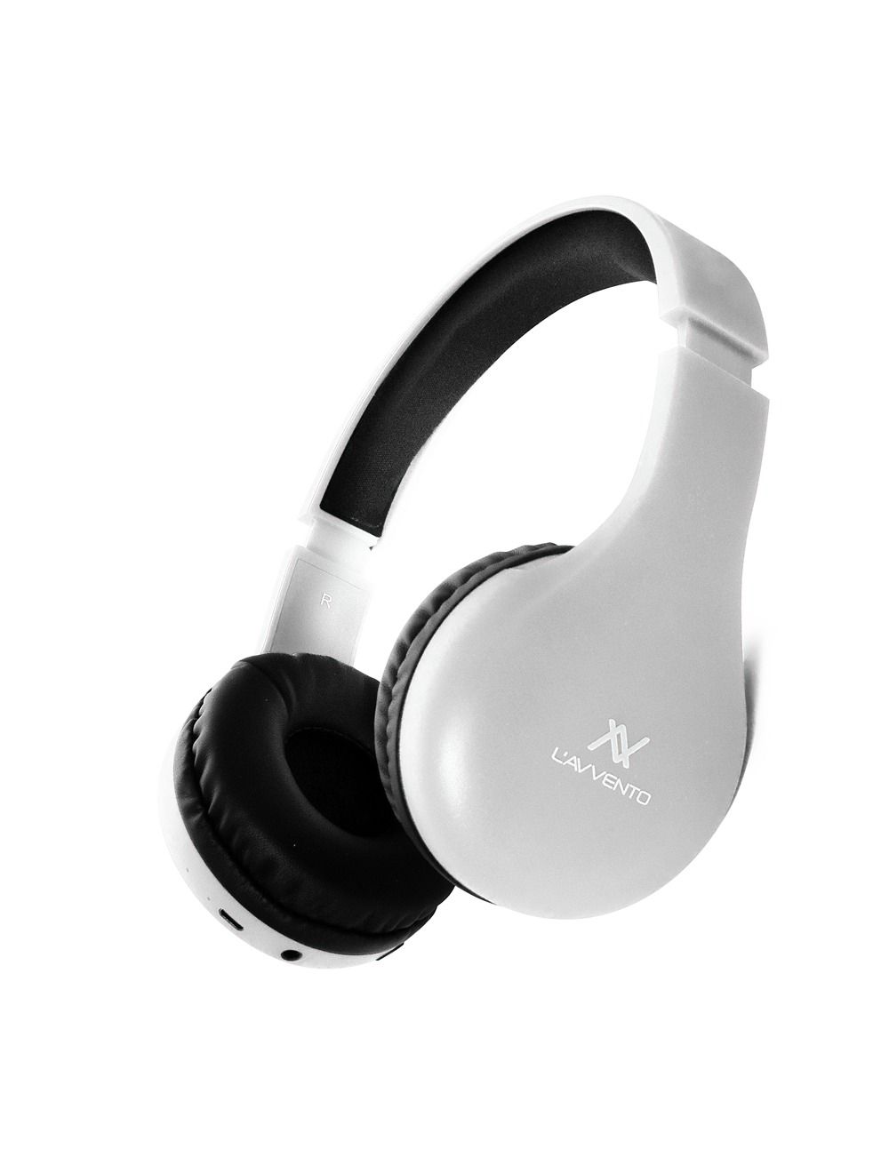 L'avvento Bluetooth Headphone , with Stereo plug , With 40mm Speaker Driver Battery Polymer Li-lon:300mAh  - White HP11W